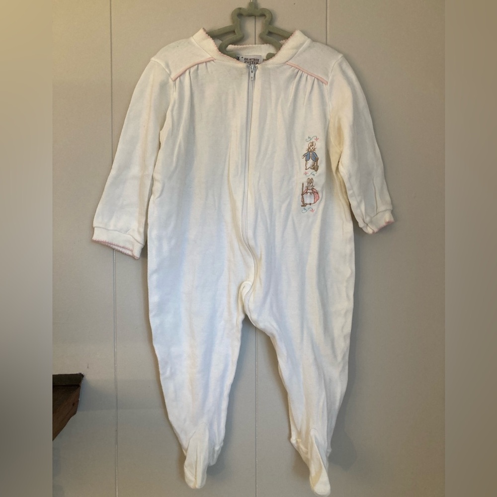 Vintage cotton Beatrix Potter sleeper